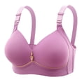 thumbnail image 1 of fheaev Soutien-Gorge Grande Taille pour Femmes Soutiens-Gorge Sans Armatures Impression Rassemblé Grande Taille Sans Armature Bretelles Réglables Couverture Complète Rehausseur Soutiens-Gorge Quotidiens sous-Vêtements, 1 of 4