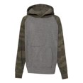 thumbnail image 1 of Independent Trading Co. PRM15YSB Youth Special Blend Raglan Hooded Sweatshirt, 1 of 2