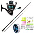 thumbnail image 2 of ziyahi Fiberglass Fishing Stream Rods Anti-lock Groove Fishing Rod for Angler's Holiday Good Gift, 2 of 9