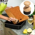 thumbnail image 2 of Hearth & Gear Oil Wax Applicator Cutting Board Oil Wax Applicator Food Grade Wood Handle Sponge Applicator For Home Cheese Shder with Container And Grill Basting Brush Set Small Brush for Cooking, 2 of 6