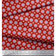 thumbnail image 3 of Soimoi Moss Georgette Fabric Flower Artistic Print Fabric by Yard 42 Inch Wide, 3 of 3