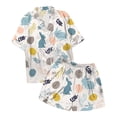 thumbnail image 4 of GDREDA Ensemble de Sommeil pour Femmes Dames Mode Décontractée Lapin de Pâques Impression Numérique 3D Pyjama Court Combinaison de Pyjama Femmes Ensembles de Pyjama pyjamas Beige,TG, 4 of 4