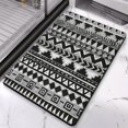 thumbnail image 5 of Step into Luxury with our 20x32in Non-Slip Bath Rug Runner - Soft Microfiber, Tribal Style, Easy to Clean Bathroom Rugs. Perfect for Tub and Shower Floor Protection!, 5 of 5