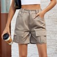 thumbnail image 2 of FJUCHAI Shorts Cargo en Denim pour Femmes Short Actif Extérieur Été pour Femmes S-TTG, 2 of 10