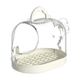 thumbnail image 1 of GROWTH TANK Bird Cage Multipurpose Parrot Outing Cage Bird Carrier for Parrotlets Cockatiels White, 1 of 9