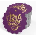 thumbnail image 4 of Inkdotpot Real Gold Foil Jingle All The Way Christmas Tags Favor Hang Paper Tags 100 Pieces, 4 of 6