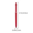 thumbnail image 3 of 10Pcs Push Pen, Uscallm Ballpoint Pen Click Type 0.5mm Fine Point Black Ink Refillable Retractable Pen for Study Office Writing Study Supplies Note Taking, 3 of 6