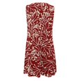 thumbnail image 4 of TJAZFJPA Robes de Soirée pour Femmes Soirée Femmes Élégante Col Rond Robe Débardeur Robe Décontractée à Imprimé Floral Robe Dos Nu Robe Ligne A Femmes, 4 of 5
