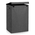 thumbnail image 2 of Bouclair Grey Foldable Hamper Large, 2 of 5