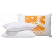 Canadian Down & Feather Co\u Medium Support Goose Feather Pillow Queen Size \u TC Shell Cotton \u Filled in