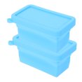 thumbnail image 1 of 2pcs Silicone Freezer Tray Soup Container Small Food Storage Box Condiment Sauce Container, 1 of 9