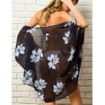 thumbnail image 5 of Kimono en Mousseline à Fleurs pour Femmes, Cardigan de Plage, Couvre-Maillot de Bain, Robe Courte, 5 of 5