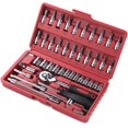thumbnail image 1 of 46-In-1 Socket Set Multi Purpose Tool Kit | Wrench & Precision Sockets - Durable & Convenient In Carrying Tool Case | Chrome Vanadium Steel, Multi-Utility Carrying Case | Versatile Tool, 1 of 3
