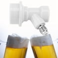 thumbnail image 3 of Ball Lock Disconnects Kit For Homebrew Beer Soda Corny Keg Liquid Connectors(White), 3 of 8