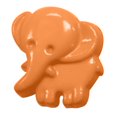 thumbnail image 1 of LA VOGUE Coral Shank Button, 18 mm (0.71 in), 1 of 3