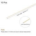 thumbnail image 2 of Unique Bargains 0.15mm x 300mm,Brass Round Wire,Assorted Half Hard Wire for Jewelry Making,10Pack, 2 of 5