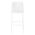 thumbnail image 4 of Monarch Specialties Office Chair, Bar Height, Standing, Computer Desk, Work, Pu Leather Look, Metal, White, Contemporary, Modern, 4 of 9