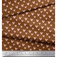 thumbnail image 2 of Soimoi Poly Georgette Fabric Zig Zag Abstract Decor Fabric Printed Yard 52 Inch Wide, 2 of 3