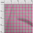 thumbnail image 2 of oneOone Cotton Cambric Pink Fabric Check Sewing Craft Projects Fabric Prints By Yard 56 Inch Wide, 2 of 4