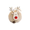 thumbnail image 1 of BKRE Festive Reindeer Pompom Hanging Ornament Handmade Deer For Party, 1 of 3