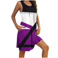 thumbnail image 2 of Ovzne Robes pour Femmes 2025 Robe pour Femme Femmes Imprimé avec Poches Chemises de Nuit Sans Manches Vêtements de Nuit devant Plissé Nuisette Col Rond Robe de Nuit Robe de Printemps Imprimée Liquidation, 2 of 5