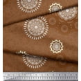thumbnail image 2 of Soimoi Poly Georgette Fabric Mandala Ethnic Decor Fabric Printed Yard 42 Inch Wide, 2 of 3