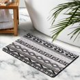 thumbnail image 3 of Elevate Your Bath Experience with our 20x32in Tribal Style Bath Rug Runner - Non-Slip, Soft Luxury Microfiber Bathroom Rugs. Machine-Washable, Ideal for Tub and Shower!, 3 of 5