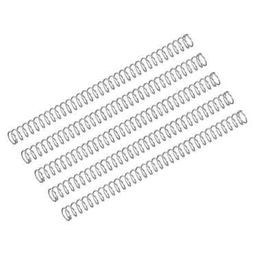 Unique Bargains Ressort de Compression, 5 Pcs en Acier Inoxydable 304, Diamètre 3,5 mm, Fil 0,2 mm, Longueur 45 mm
