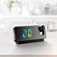 thumbnail image 1 of Digital Projection Alarm Clock Brightness Adjustable for Kids Elders Adults Black, 1 of 9