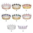 thumbnail image 2 of kurtrusly Rustproof And Anti-corrosion For Medieval Or Cosplay Metallic Luster Wedding Hair Crown Tiaras Silver  + white 1Set, 2 of 6