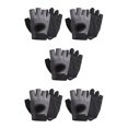 thumbnail image 3 of Wweixi 1 Pair Sports Gloves Portable Outdoor Cycling Breathable Shock Absorption Mitts Elastic Nonslip Riding Protection Mittens Gray L 5PCS, 3 of 6