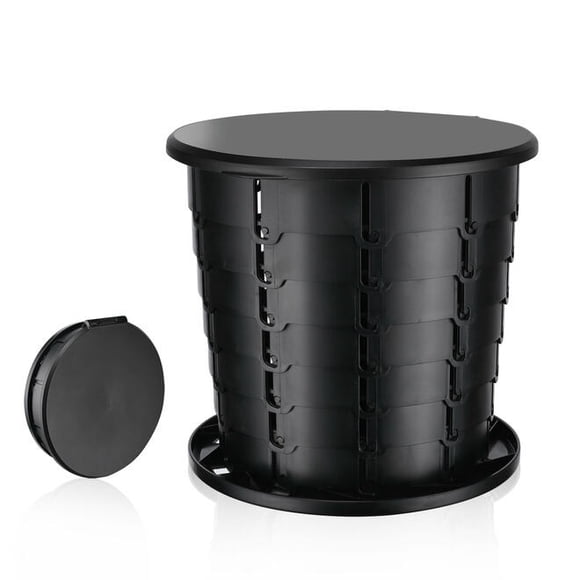 Foldable Camping Toilet,8 Adjustable Height Camping Toilet for Adults Kids,Portable Potty for Car Camping Hiking Backpack Fishing Traffic Jam,264 lbs Capacity