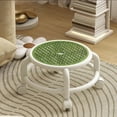 thumbnail image 2 of Green Breathable Rolling Stool With 360 Degree Wheels 26 X 26 X 19 Inches Mesh Design Swivel Seat For Home Office Compact Mobile Stool Lightweight Portable Seat Space Saving Ergonomic Desi, 2 of 6