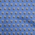 thumbnail image 1 of oneOone Cotton Poplin Blue Fabric Block Craft Projects Decor Fabric Printed By The Yard 56 Inch Wide, 1 of 5