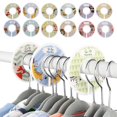 thumbnail image 3 of Support de Garde-Robe pour Vêtements de Bébé Séparateurs de Tailles Cintres Séparateur Rond 12 Pcs Vierge, 3 of 8