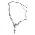 thumbnail image 3 of Cross Jewelry Necklace,Cross Necklace Sweet And Cross Pendant Chain Cross Pendant Choker Proven Performance, 3 of 5