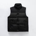 thumbnail image 2 of FAIWAD Gilet Matelassé Sans Manches pour Femme Grande Taille à Col Montant, Rembourré, avec Fermeture Éclair, Vestes avec Poches, 2 of 3
