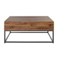 thumbnail image 4 of Homycasa Table basse rectangulaire à plateau relevable avec rangement, 4 of 9