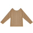 thumbnail image 4 of EGNMCR Womens Sweaters Fashion Solid Color Plus-Size Loose Round Neck Pullover, Gifts for Women, 4 of 6