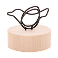 thumbnail image 2 of pdqouc Wooden Card Holders Wire Shape Table Photo Holder for Wedding Party Gatherings office Desk Versatile Desk Accessory for a touch of Class and Organization, 2 of 5