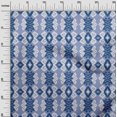 thumbnail image 2 of oneOone Cotton Poplin Fabric Diamond & Swirl Ikat Printed Craft Fabric BTY 42 Inch Wide, 2 of 4