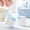 Light Blue, variant on VVQ Mini Stapler Portable Cute, Compact Handheld Stapler with Size 10 Staples for Office Homework, Small Lightweight Desk Stapler for Documents Paper Binding, Light Blue