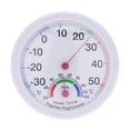 thumbnail image 2 of Indoor & Outdoor Thermometer Aqestyerly Indoor Outdoor thermometer Temperature Meter Hygrometer Humidity Clock-Shaped HWRETIE, 2 of 6