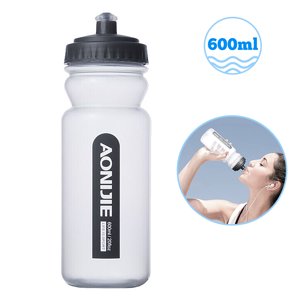 600ml Sports Water Bottle Bicycle Water Bottle PP Drinking Kettle Portable Water Storage Bottle BPA Free For Climbing Riding Marathon Cross-Rally