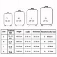 thumbnail image 3 of Luggage Cover Stretch Fabric Suitcase Protector Baggage Dust Case Cover Suitable for18-32 Inch Suitcase Case Travel Organizer H614 L, 3 of 6