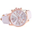 thumbnail image 2 of Montre à Quartz pour Femmes en Acier Inoxydable avec Bracelet en Cuir et Aiguille, 2 of 9