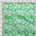thumbnail image 3 of oneOone Georgette Viscose Green Fabric Florals Craft Projects Decor Fabric Printed By The Yard 42 Inch Wide, 3 of 4