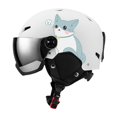thumbnail image 1 of DYNWAVECA Casque de Ski Résistant aux Chocs Facile à Porter Visière Intégrée pour Patinage Extérieur m, 1 of 9