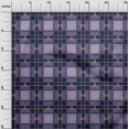 thumbnail image 2 of oneOone Viscose Chiffon Fabric Tartan Check Printed Craft Fabric BTY 42 Inch Wide, 2 of 4