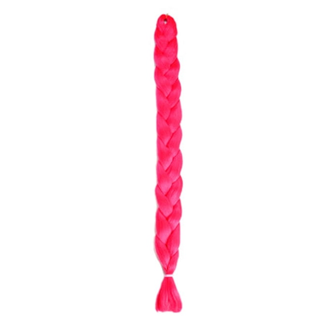 ziyahi 41inch Women Long Braiding Hair Synthetic High Temperature Fiber Pure Color Braid Hair Extensions